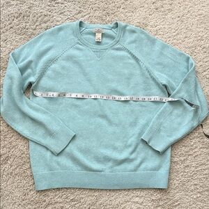 LL Bean Crewneck Sweater in Soft Blue